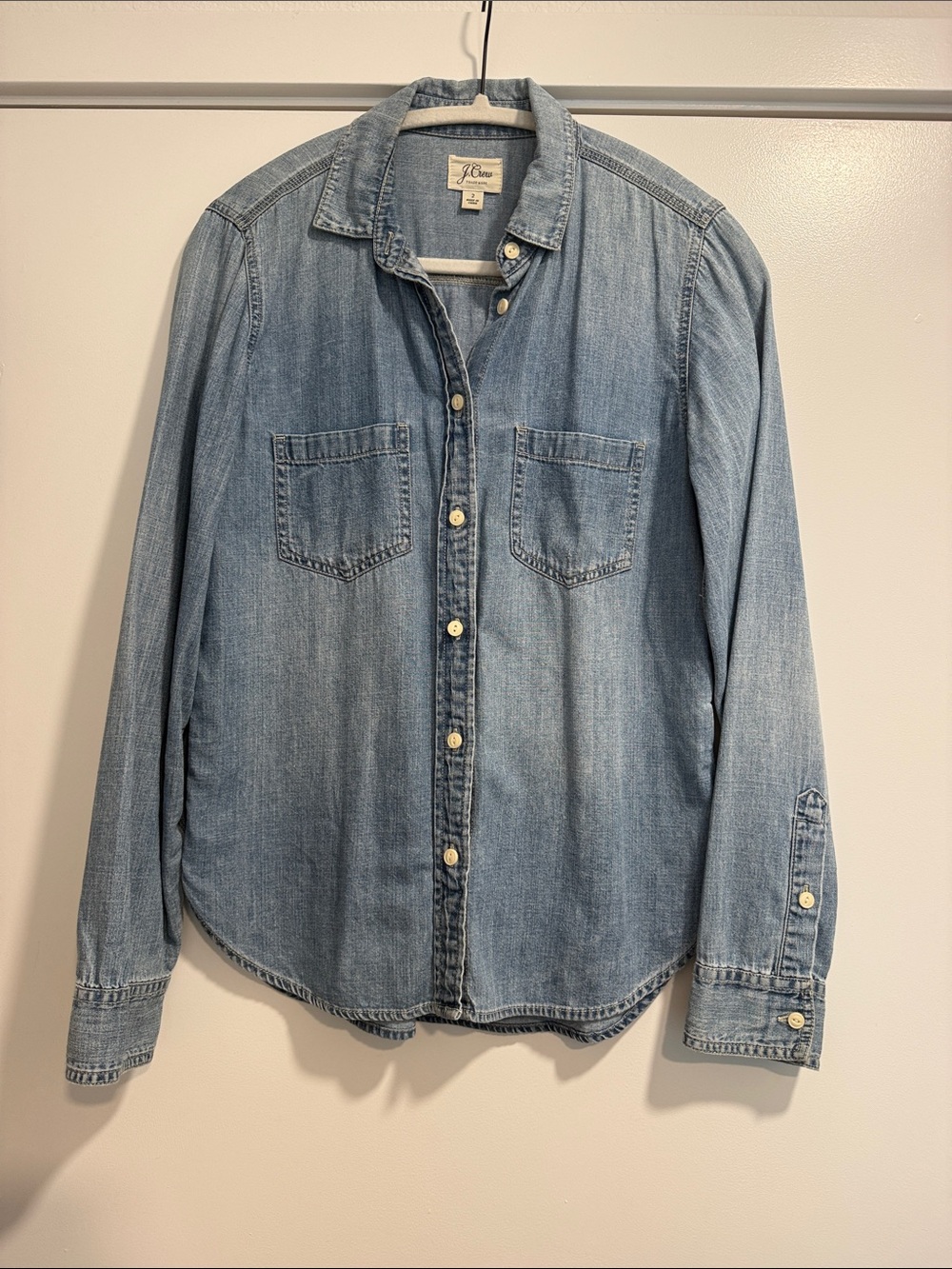 J. Crew Light Blue Denim Shirt
